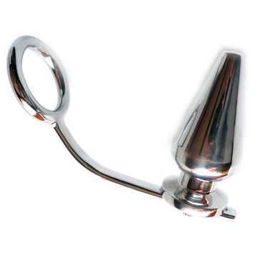 METAL HARD - STAHLRING MIT ANALPLUG, 45X50 MM – Bild 3