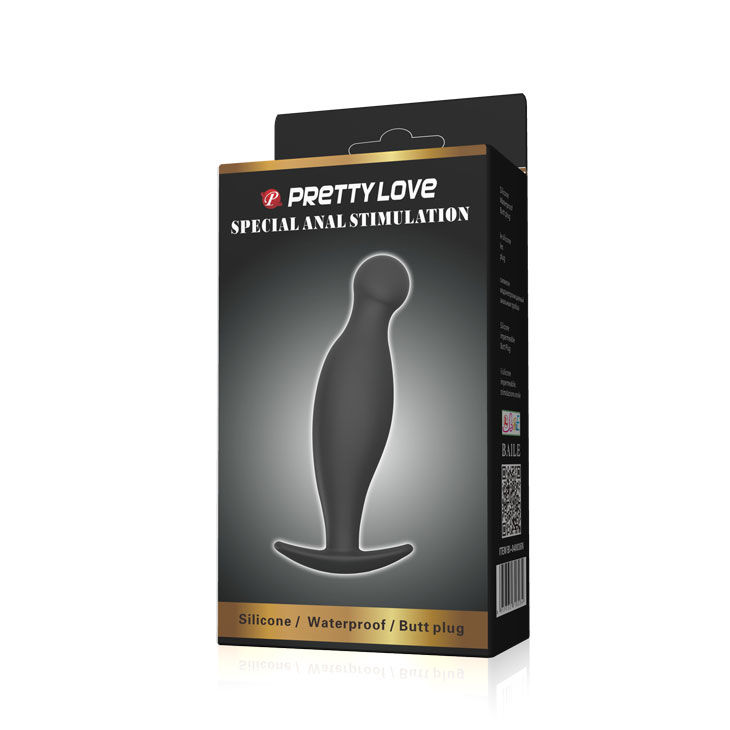 PRETTY LOVE - SILIKON ANALPLUG 11.7 CM SCHWARZ – Bild 5