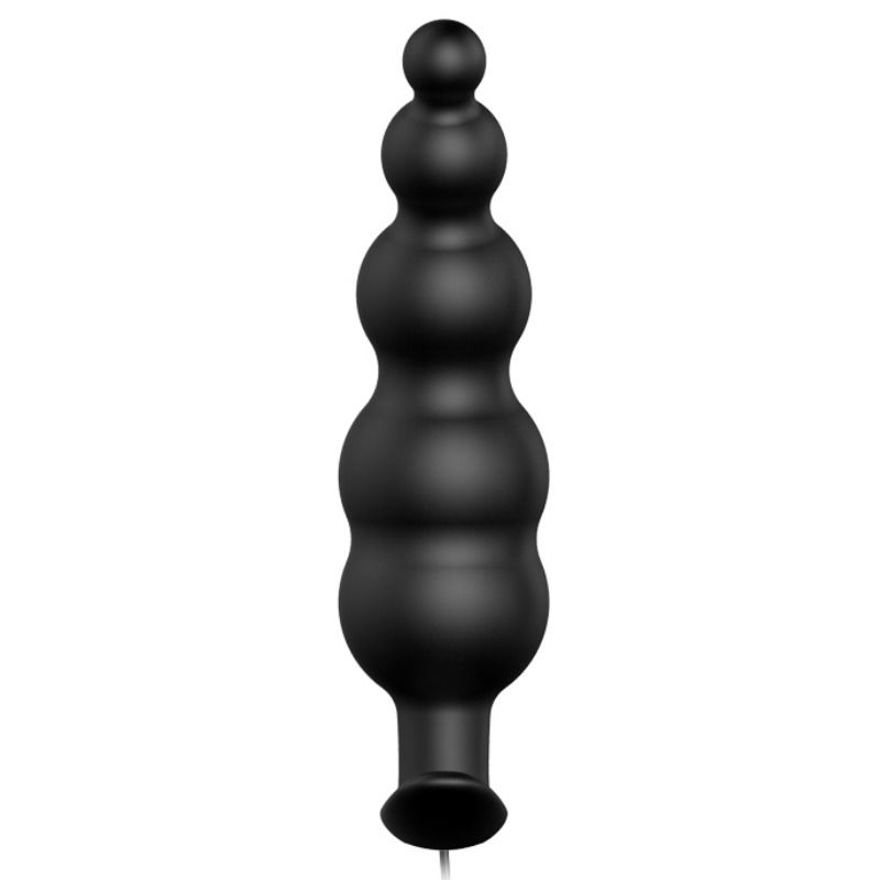 PRETTY LOVE - ANALPLUG AUS SILIKON EXTRA STIMULATION UND 12 VIBRATIONSMODI SCHWARZ – Bild 2