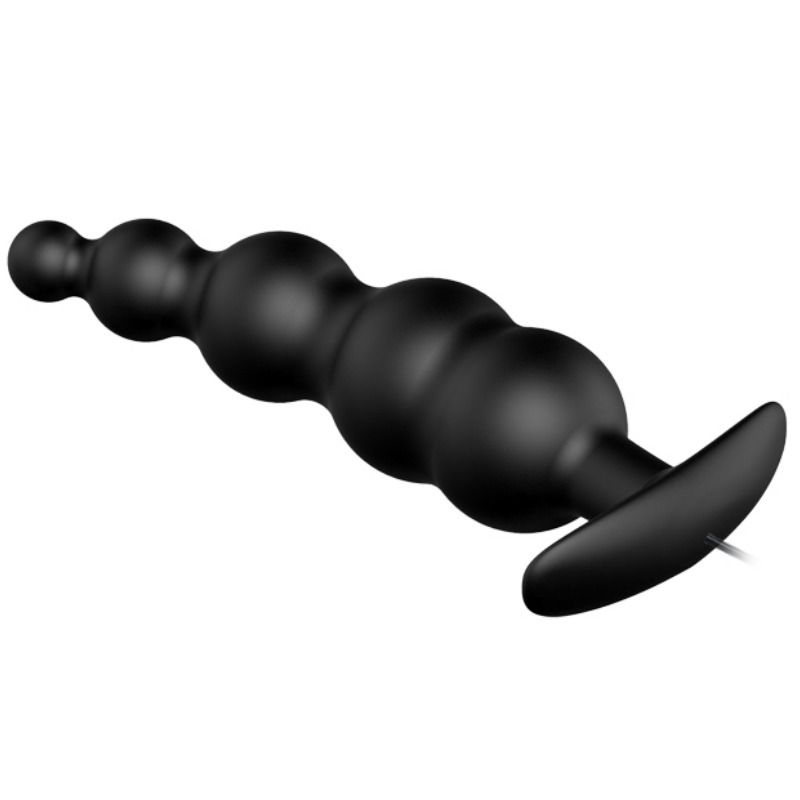 PRETTY LOVE - ANALPLUG AUS SILIKON EXTRA STIMULATION UND 12 VIBRATIONSMODI SCHWARZ – Bild 3