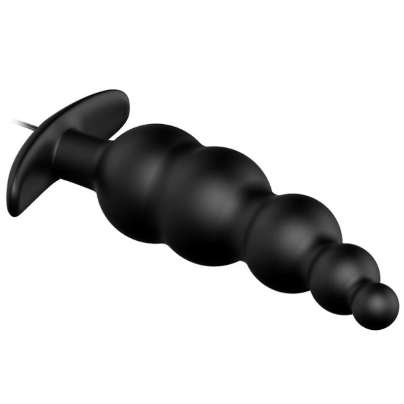 PRETTY LOVE - ANALPLUG AUS SILIKON EXTRA STIMULATION UND 12 VIBRATIONSMODI SCHWARZ – Bild 4