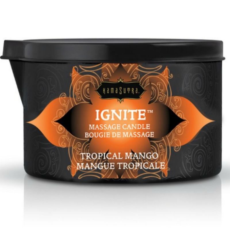 KAMASUTRA - MASSAGEKERZE MIT TROPISCHEM GRIFF 170 GR – Bild 2