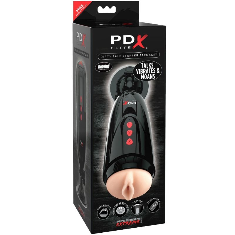 PDX ELITE - DIRTY TALK STARTER STROKER – Bild 3