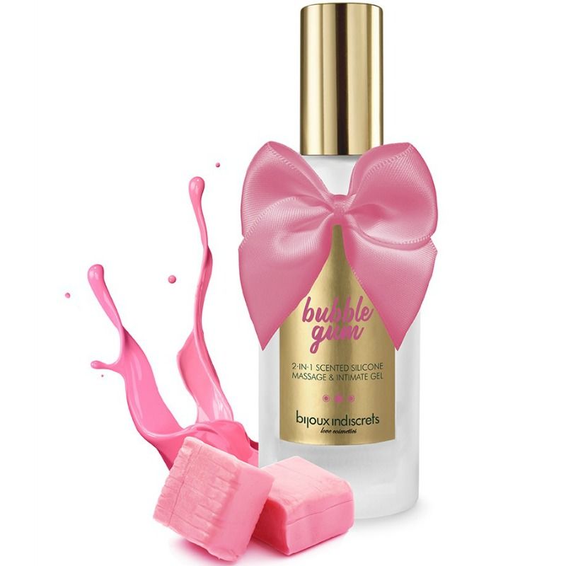 BIJOUX - BUBBLE GUM 2IN1 DUFTENDES MASSAGE-  INTIMGEL 100 ML