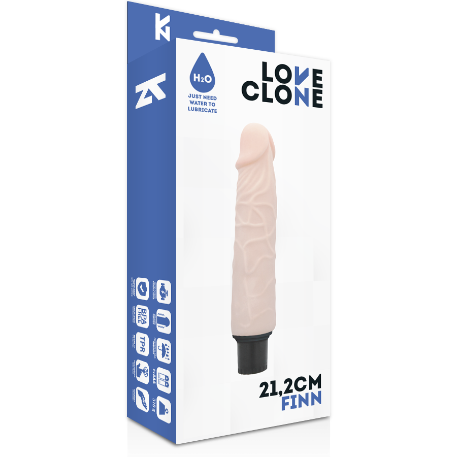 LOVECLONE - FINN SELBSTSCHMIERENDER VIBRATOR 21.2 CM -O- 3.8 CM – Bild 4