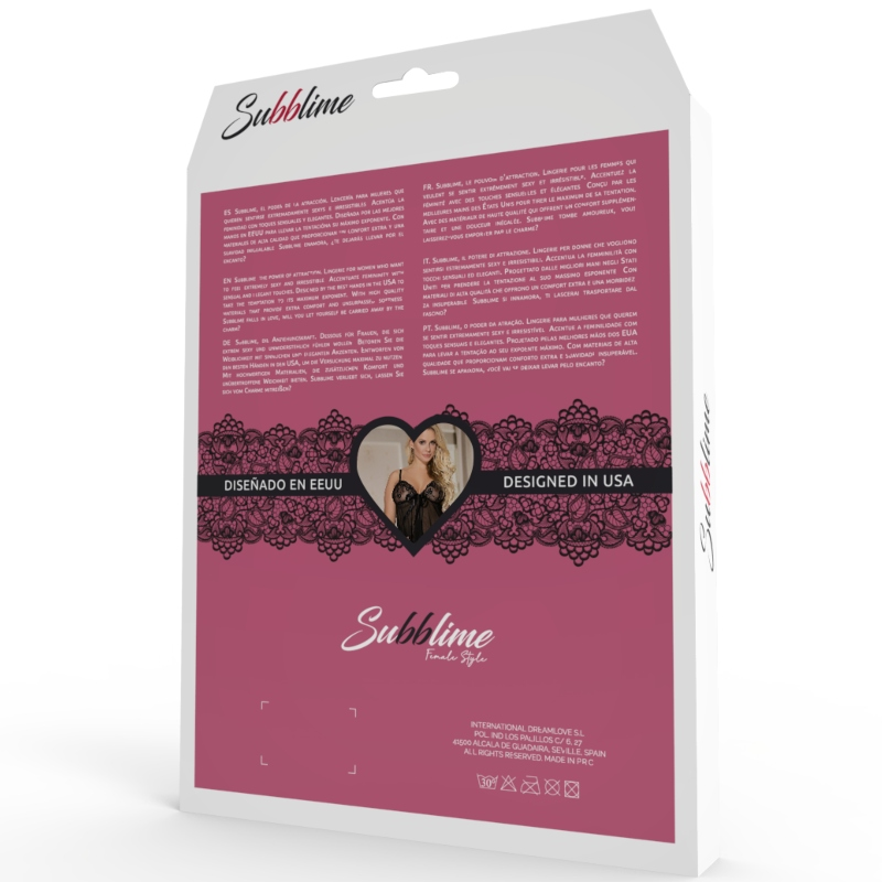 SUBBLIME - CORSET ENTRALAZADO TALLA ÚNICA – Bild 5