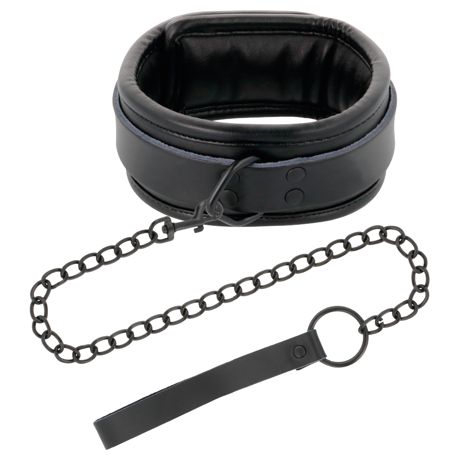 DARKNESS - SCHWARZE HALSKETTE MIT KETTE – Bild 5