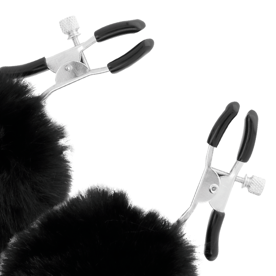 DARKNESS - NIPPELKLAMMERN MIT POM POMS 1 – Bild 3