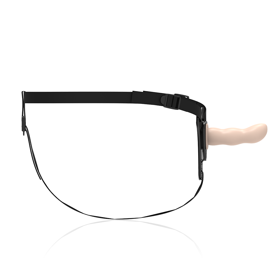 FETISH SUBMISSIVE HARNESS - SILIKON-FLEISCH-G-SPOT 12,5 CM – Bild 2