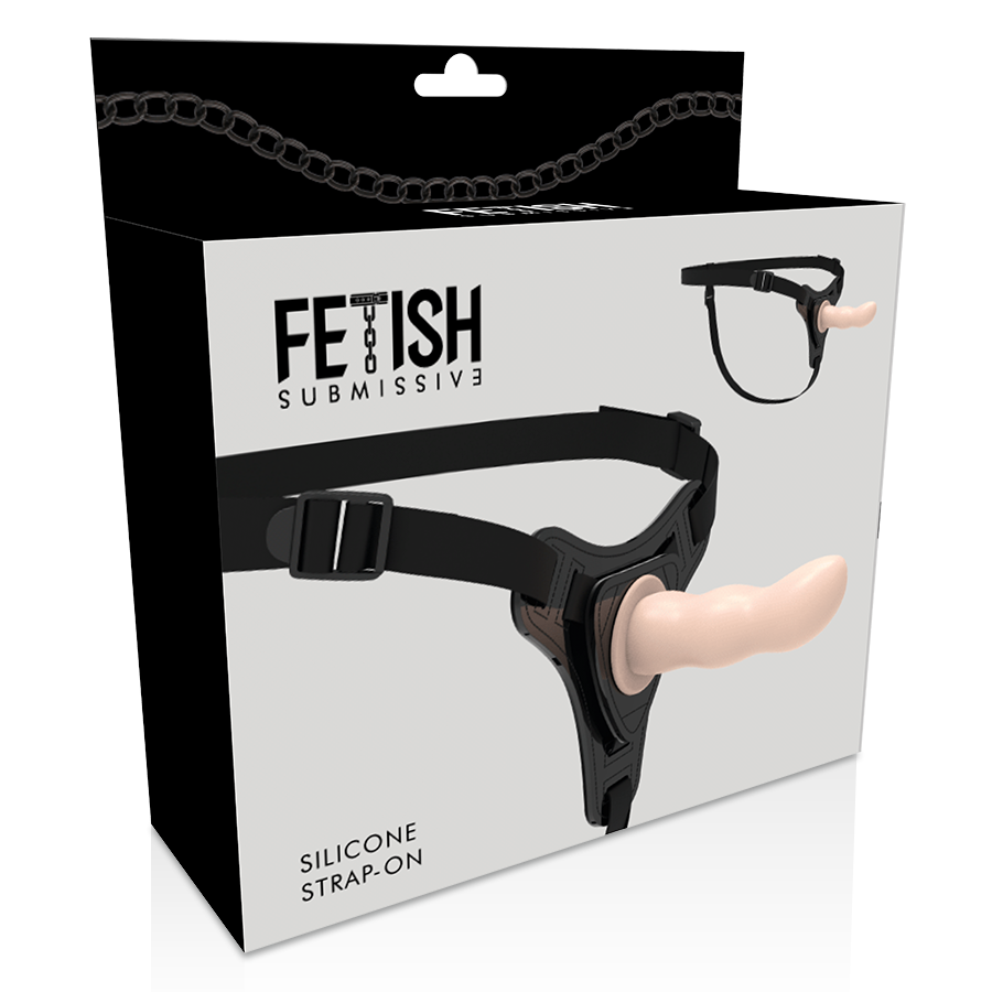 FETISH SUBMISSIVE HARNESS - SILIKON-FLEISCH-G-SPOT 12,5 CM – Bild 3
