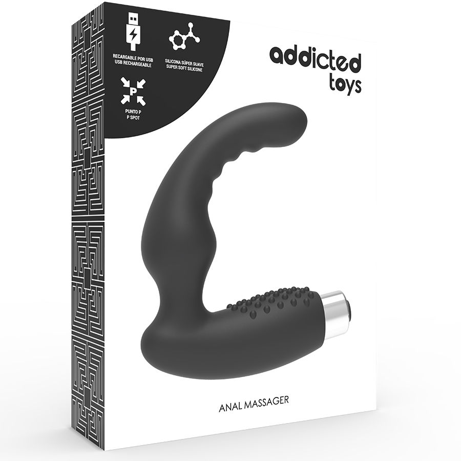ADDICTED TOYS - PROSTATIC VIBRATOR WIEDERAUFLADBARES MODELL 2 - SCHWARZ – Bild 4