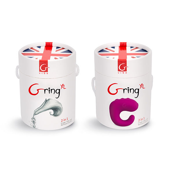 G-VIBE - SPASSSPIELZEUG GRING VIBRATOR RING XL SÜSSE HIMBEERE – Bild 3