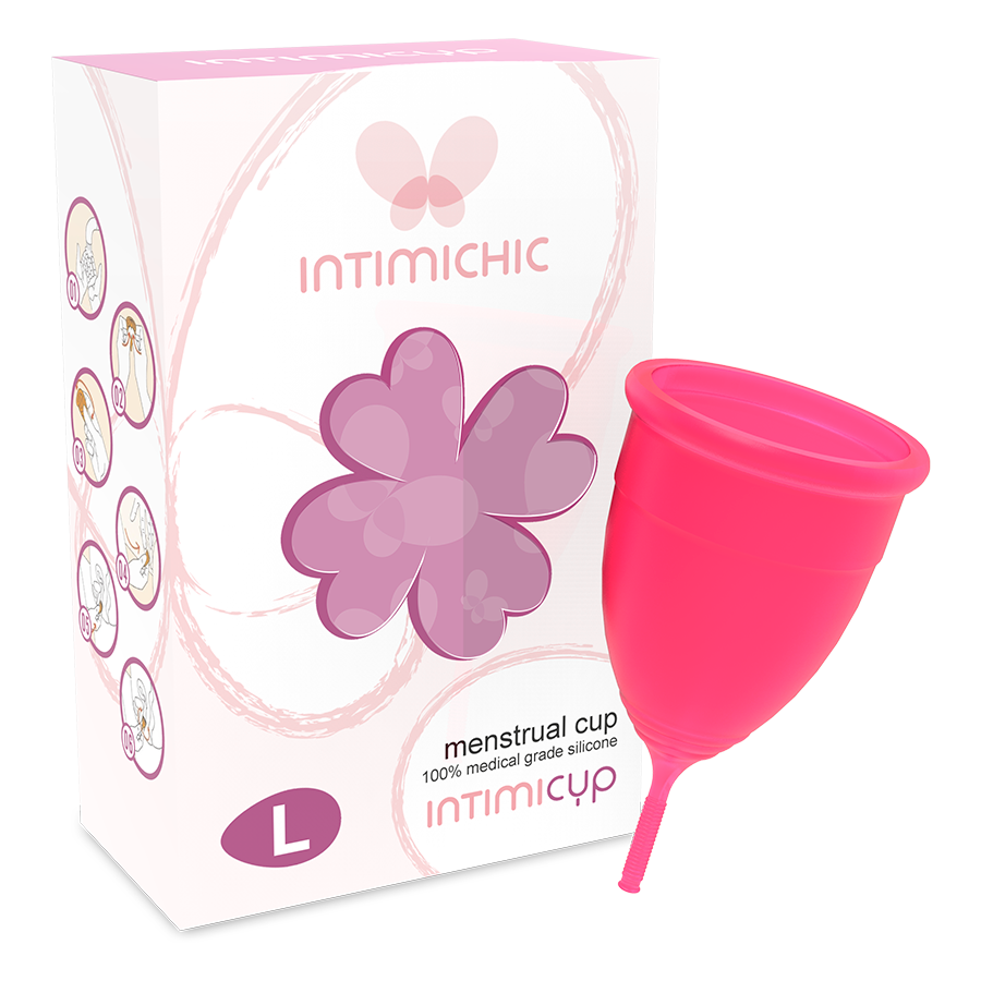 INTIMICHIC - MENSTRUAL CUP MEDIZINISCHES SILIKON - GRÖSSE L