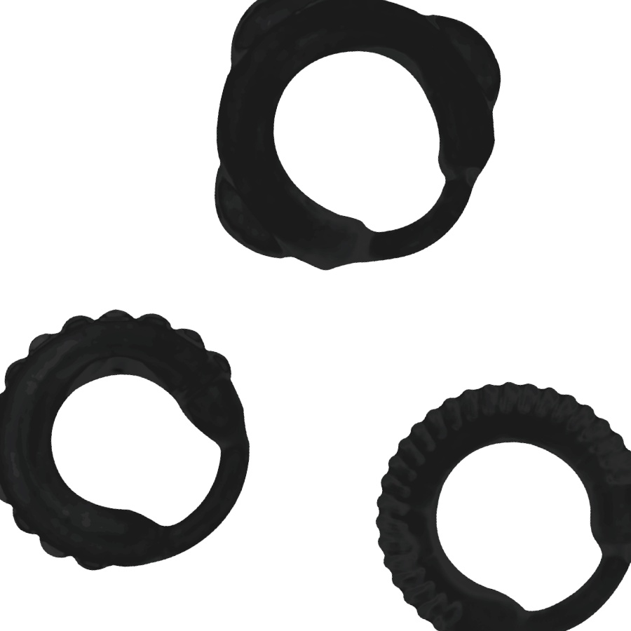 ADDICTED TOYS - C-RING-SET SCHWARZ – Bild 3