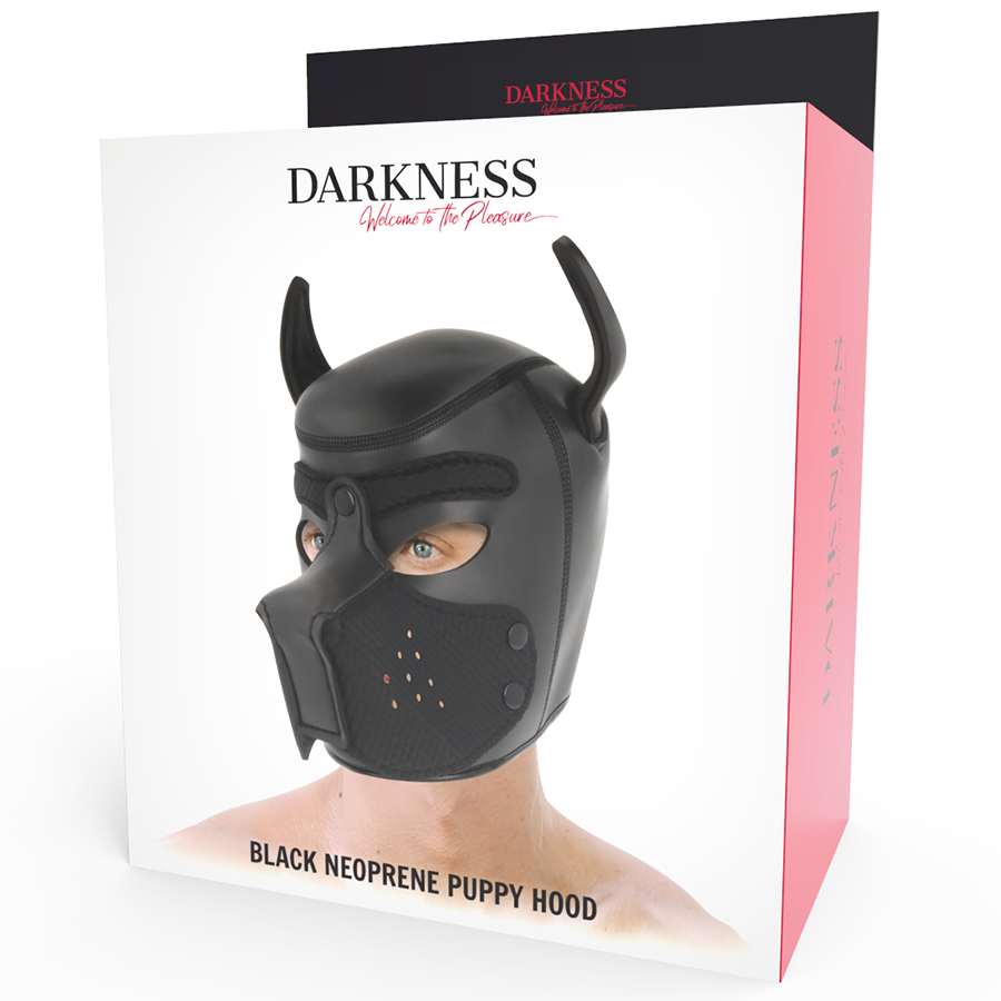 DARKNESS - NEOPREN-HUNDEMASKE MIT ABNEHMBARER MAULE L – Bild 5