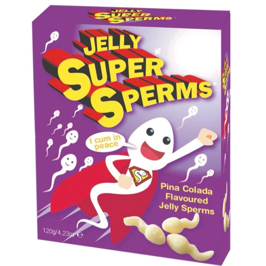 SPENCER FLEETWOOD - JELLY SUPER SPERM GUMMI FORM SPERM 120 GR – Bild 3
