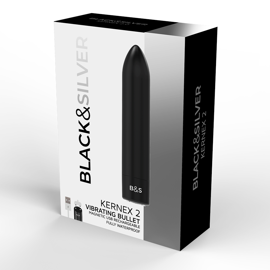BLACKSILVER - KERNEX 2 SCHWARZ VIBRIERENDE MAGNETKUGEL