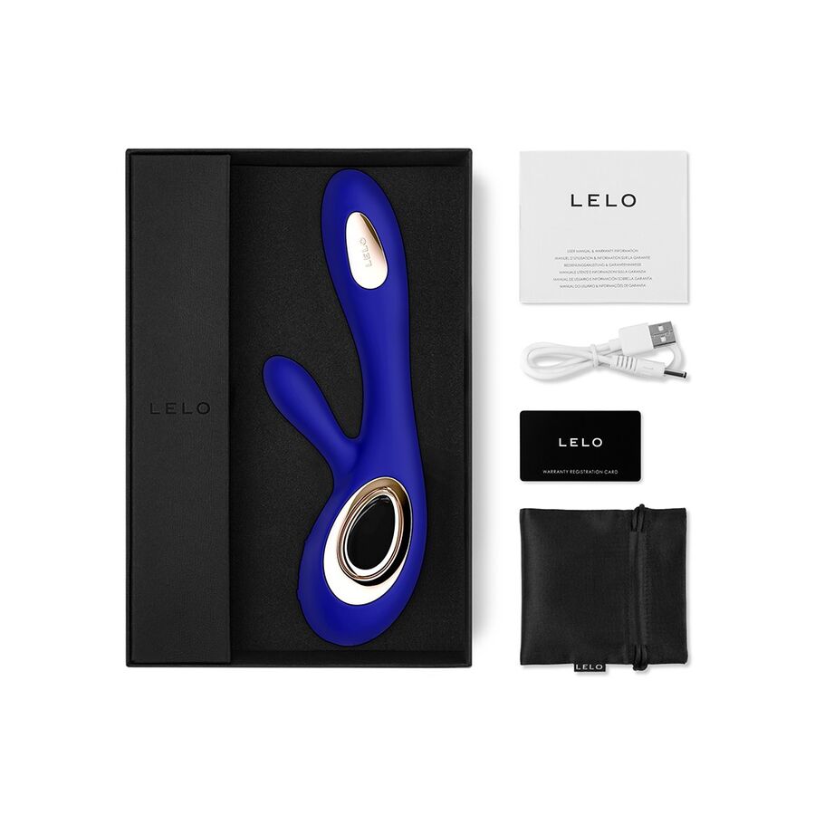 LELO - SORAYA WAVE VIBRATOR RABBIT MITTERNACHTBLAU – Bild 3