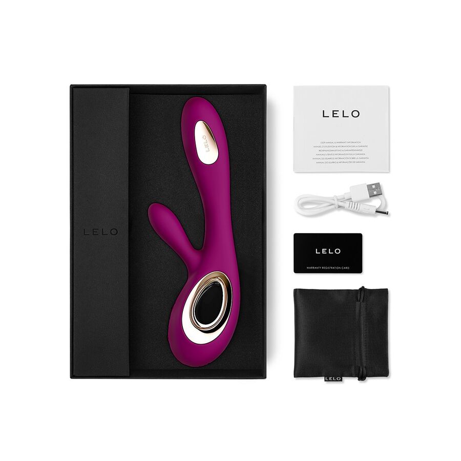 LELO - SORAYA WAVE VIBRATOR RABBIT DEEP ROSE – Bild 3