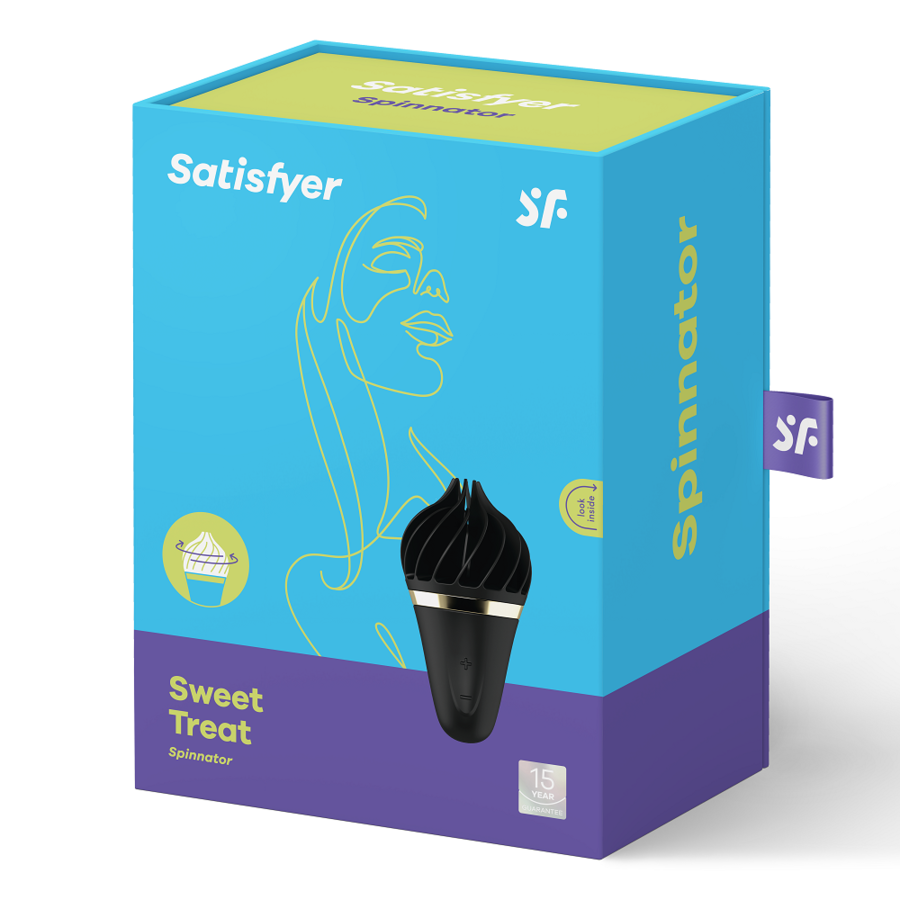 SATISFYER SWEET TREAT SPINNATOR - SCHWARZ – Bild 5