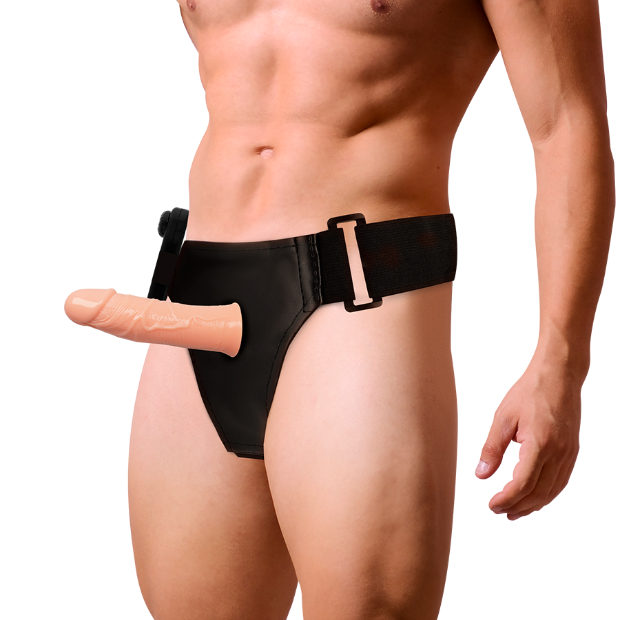 HARNESS ATTRACTION - GREGORY HOLLOW RNES MIT VIBRATOR 16.5 CM -O- 4.3 CM – Bild 2