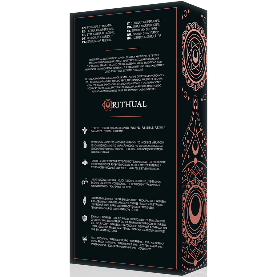 RITHUAL KRIYA ESTIMULADOR PUNTO-G RECARGABLE NEGRO – Bild 4