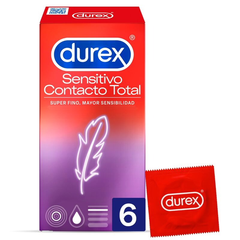 DUREX - SUPER DÜNN, SENSITIV, 6 EINHEITEN