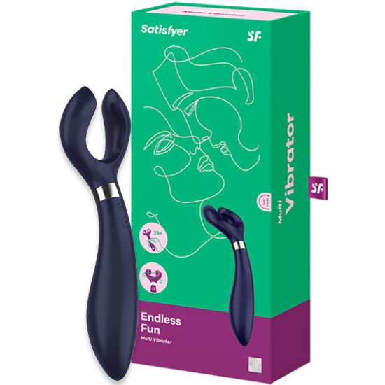 SATISFYER ENDLESS FUN MULTI VIBRATOR 3 BLAU – Bild 3