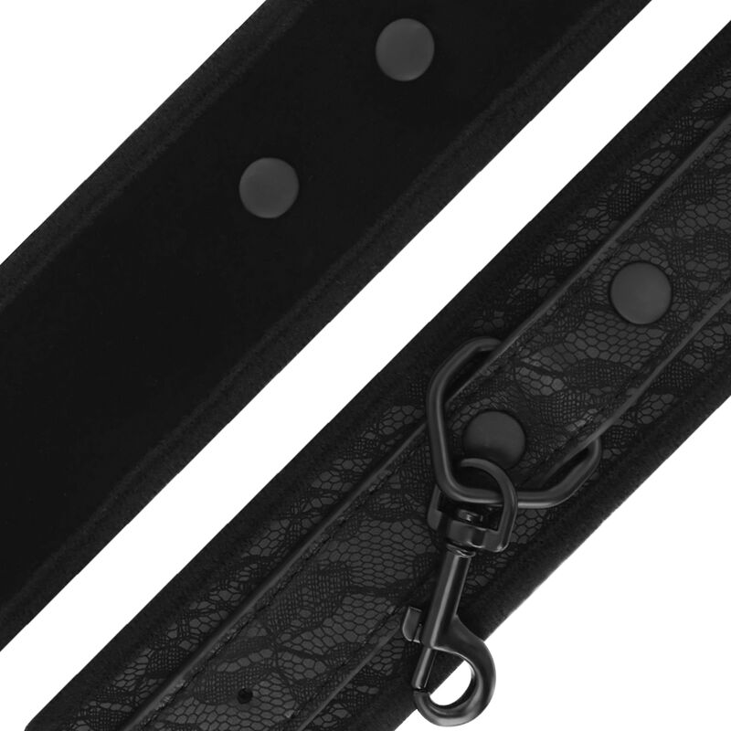 DARKNESS - LUXUS-BDSM-HANDSCHELLEN IN SCHWARZ – Bild 3