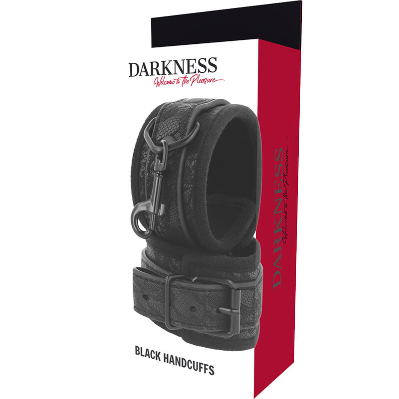 DARKNESS - LUXUS-BDSM-HANDSCHELLEN IN SCHWARZ – Bild 2