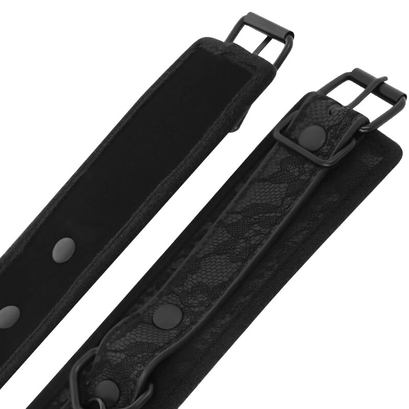 DARKNESS - LUXUS-BDSM-HANDSCHELLEN IN SCHWARZ – Bild 4