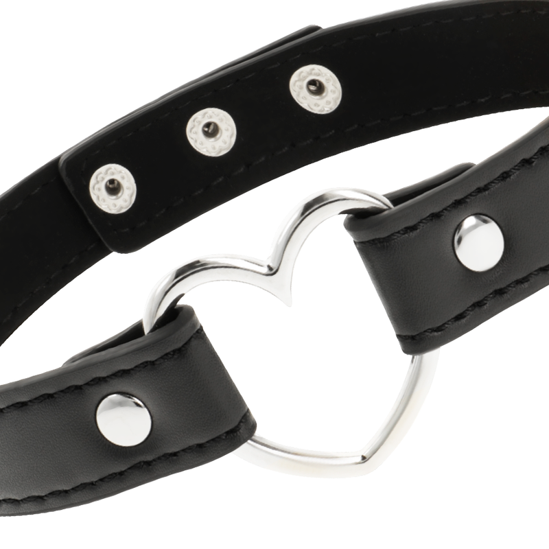 COQUETTE CHIC DESIRE - VEGANES LEDER-HALSKETTE-HERZ-ACCESSOIRE – Bild 4