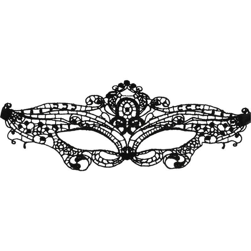 COQUETTE CHIC DESIRE - FEINE SCHWARZE SPITZENMASKE – Bild 5