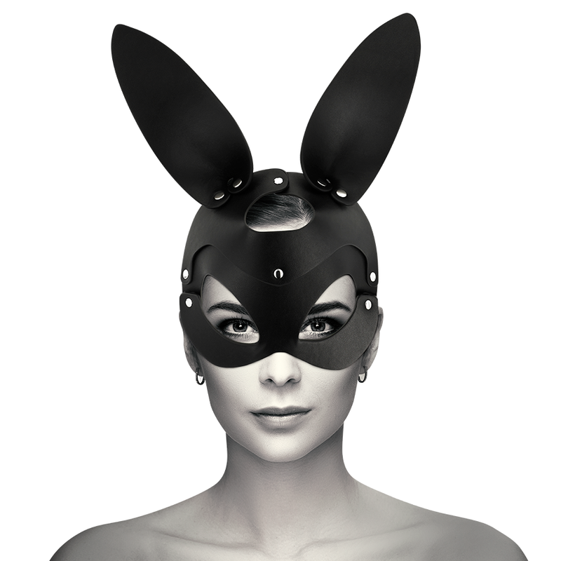 img_94603_45e60af62ee24201a66132c37cc62faa_1.png COQUETTE CHIC DESIRE - VEGANE LEDERMASKE MIT HASENOHREN