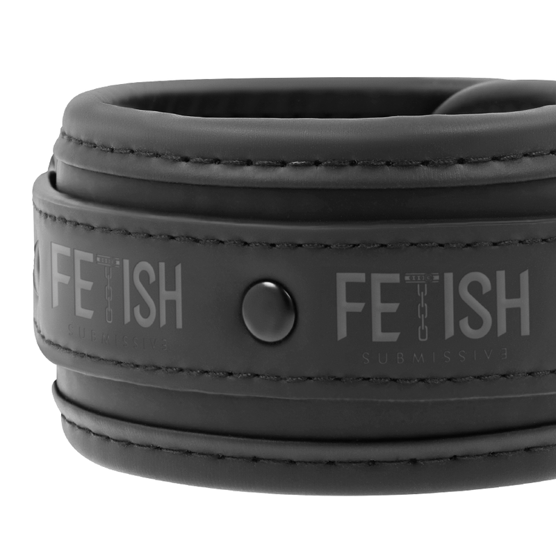FETISH SUBMISSIVE - SET AUS HANDSCHELLEN UND KRAWATTEN MIT NOPRENE-FUTTER – Bild 4