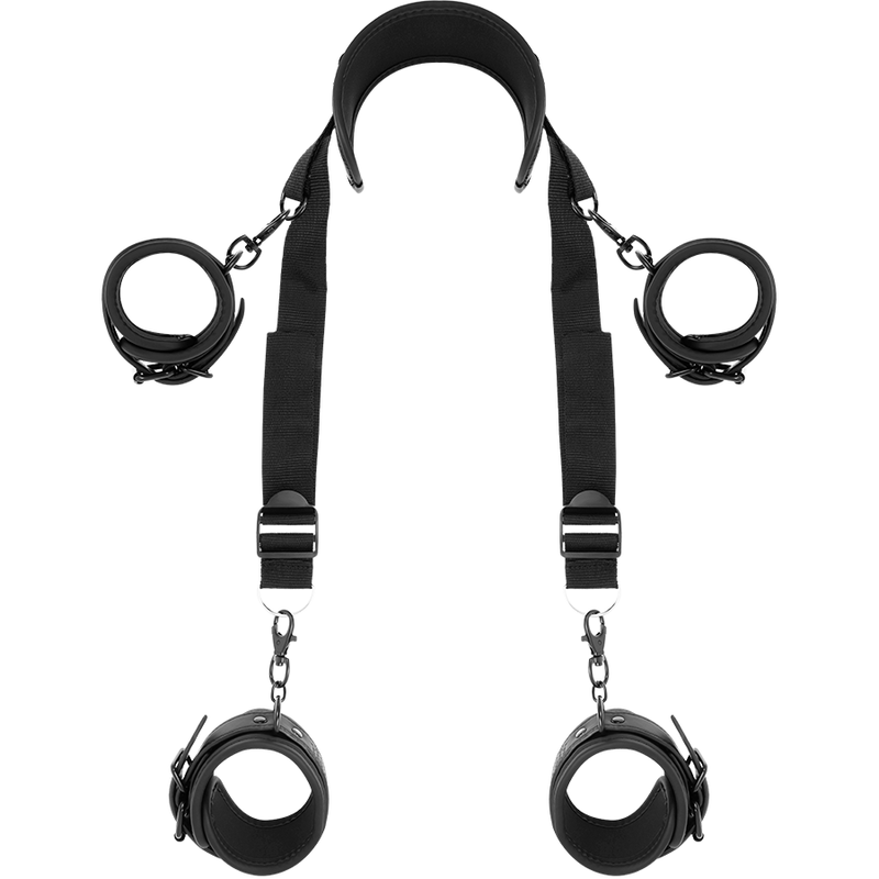 img_95051_26b0103e2f41b19d5da387083ee15de2_1.png FETISH SUBMISSIVE - MEISTERPOSITION MIT 4 NOPRENE-GEFÜTTERT HANDSCHELLEN