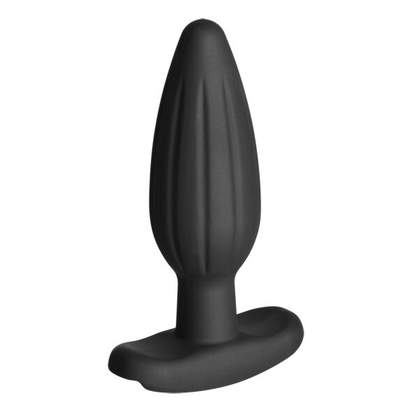 ELECTRASTIM - SILIKON SCHWARZ ROCKER BUTT PLUG MITTEL – Bild 2