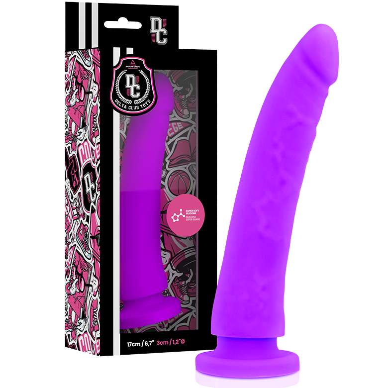 img_96027_86192d0ff2ec6579046daab3047afd27_1.png DELTA CLUB - TOYS LILA DILDO MEDIZINISCHES SILIKON 17 CM -O- 3 CM
