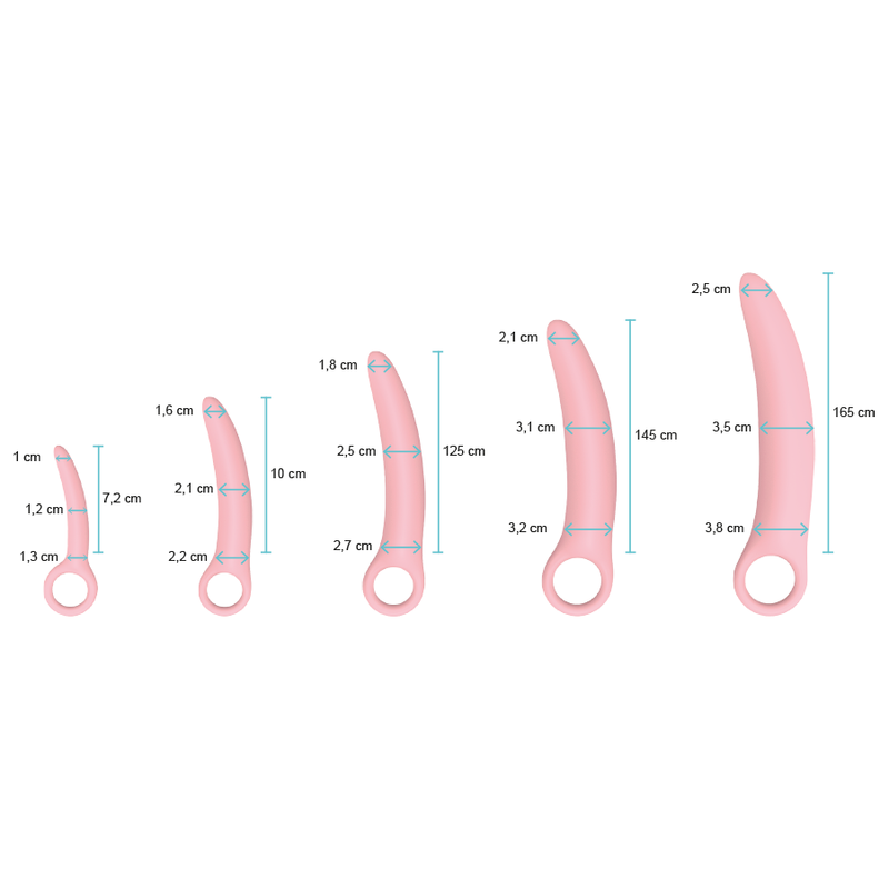 INTIMICHIC - SILICONE DILATOR 5 PCS – Bild 3