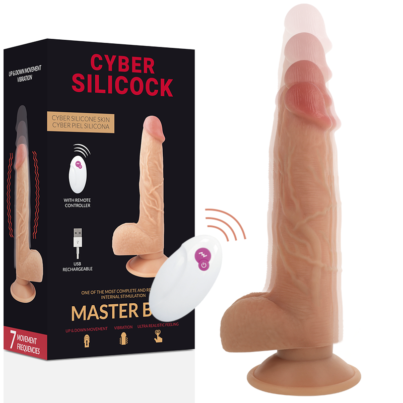 img_97054_65da239d5f5b234cc13e06073ba5782b_1.png CYBER SILICOCK - FERNBEDIENUNG REALISTISCH MASTER BEN 23.88 CM -O- 4.3 CM