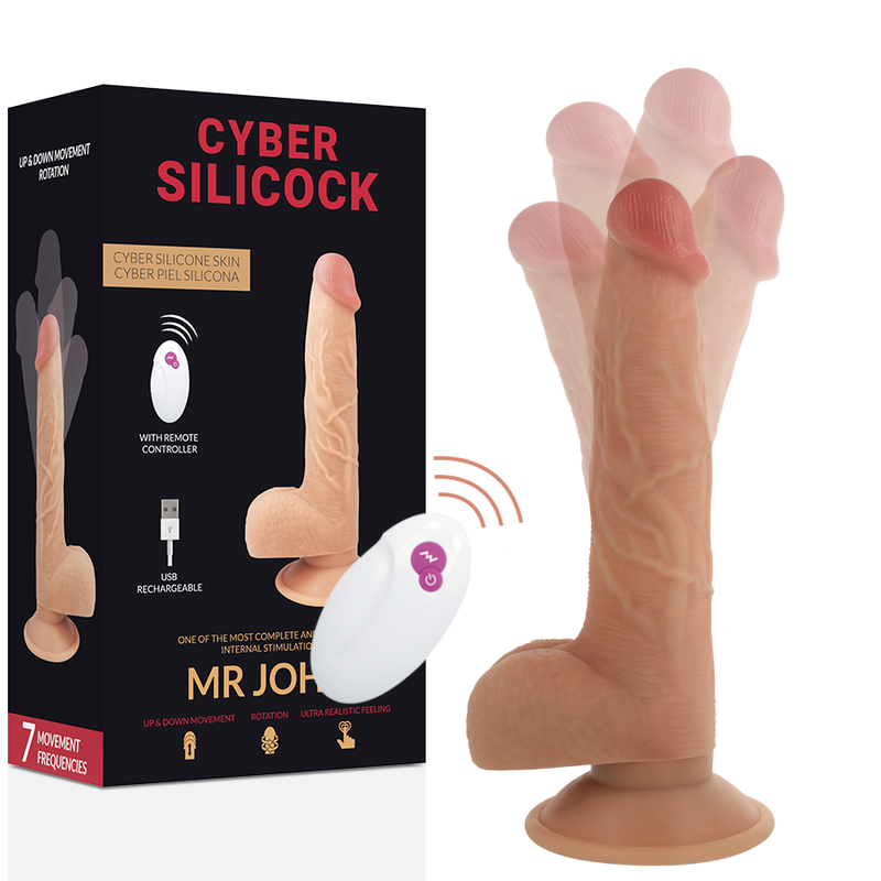img_97069_068e00f13b9b8e47b400146526fdd096_1.png CYBER SILICOCK - FERNBEDIENUNG REALISTISCH MR JOHN 23.88 CM -O- 4.3 CM