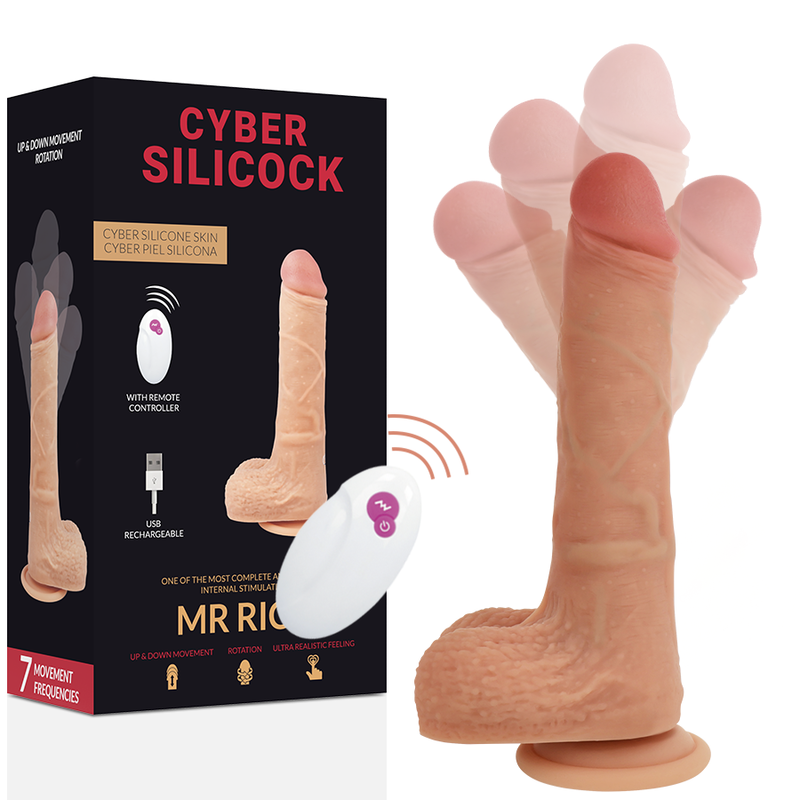 img_97076_91f407a7398659af4d86669ec6bfd4b1_1.png CYBER SILICOCK - FERNBEDIENUNG REALISTISCH MR RICK 20.9 CM -O- 4 CM