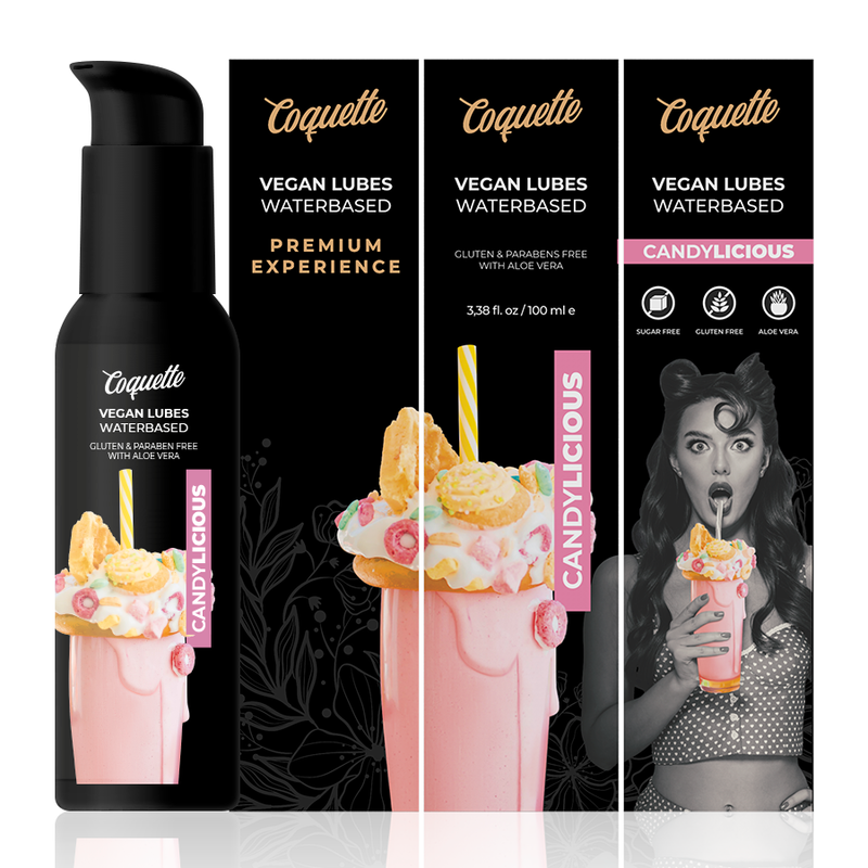 COQUETTE CHIC DESIRE - PREMIUM EXPERIENCE CANDYLICIOUS VEGANES SCHMIERMITTEL 100ML – Bild 3