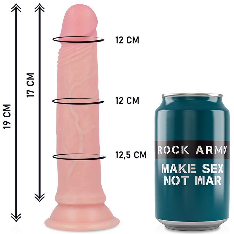 ROCKARMY - HARNESS + FLÜSSIGER SILIKONDILDO PREMIUM AVENGER 19 CM -O- 3.98 CM – Bild 3