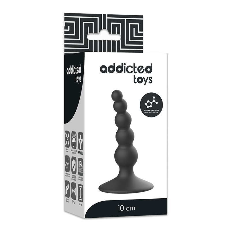 ADDICTED TOYS - ANAL SEXUELLER STECKER 10 CM SCHWARZ – Bild 2
