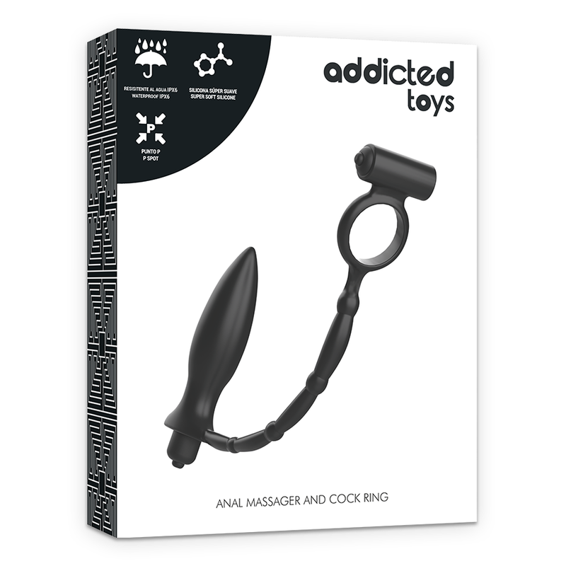 ADDICTED TOYS - ANALPLUG MIT VIBRATIONSRING – Bild 4